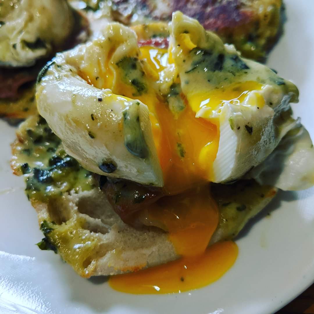 House-made hollandaise on a Darlise Benedict